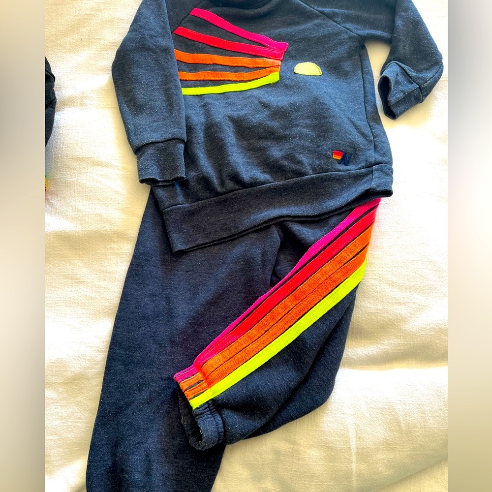 Aviator Nation Kids Daydream set. Retail values at $200+. Size 4
